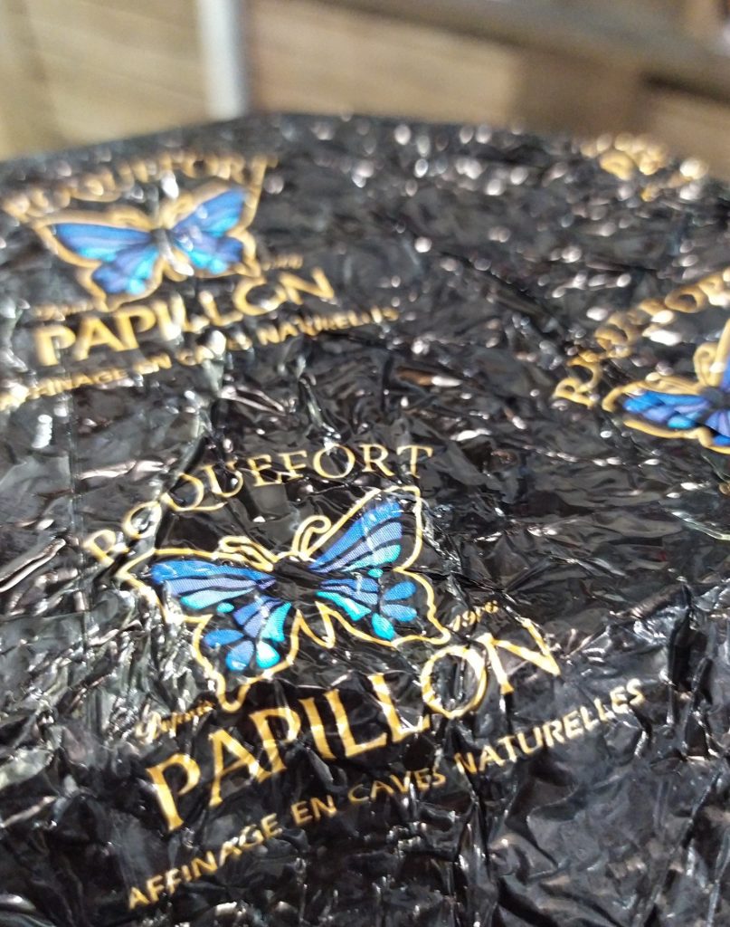 Il top della gamma Roquefort Papillon, il nero.
Il top della gamma Roquefort Papillon, il nero.